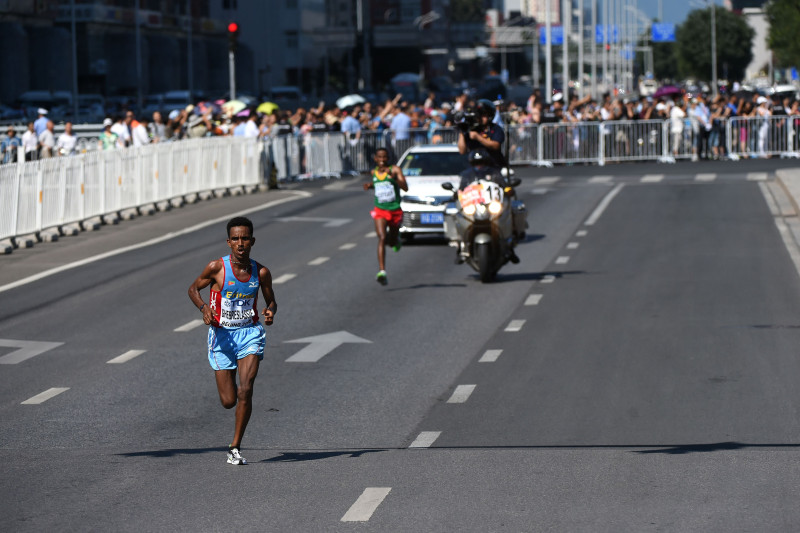 Maratonā ātrākais Eritrejas skrējējs Gebresalasī