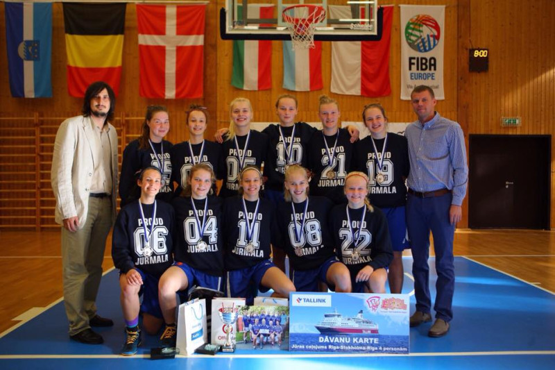 Jūrmalnieces izcīna otro vietu Eiropas meiteņu basketbola līgas pirmajā posmā