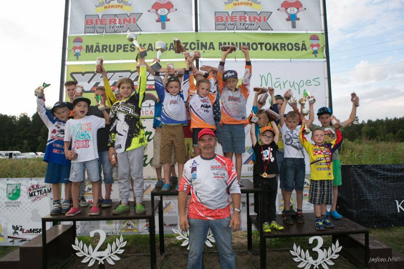 Tuvojas Mārupes kausa izcīņas Mini motokrosā 4.posms