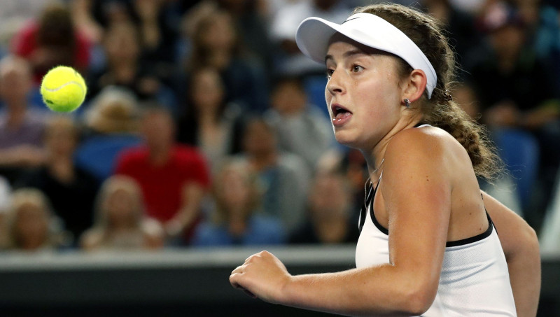 Ostapenko pirmā cīņa "Premier" turnīrā Sanktpēterburgā