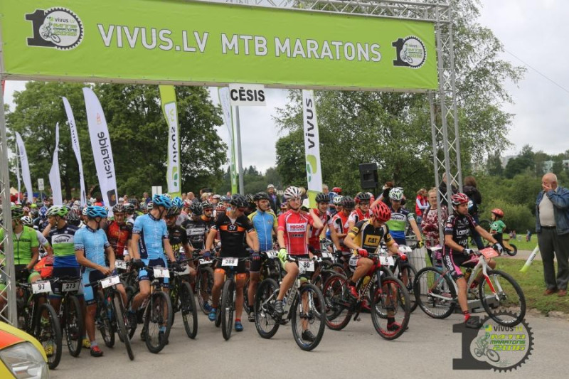 "Vivus.lv MTB maratons" svētdien turpinās kāpumiem bagātajās Cēsīs