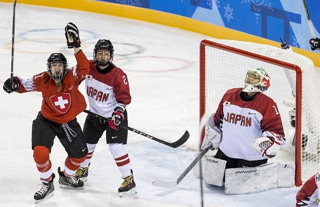 Šveice un Zviedrija apspēlē Āzijas hokejistes