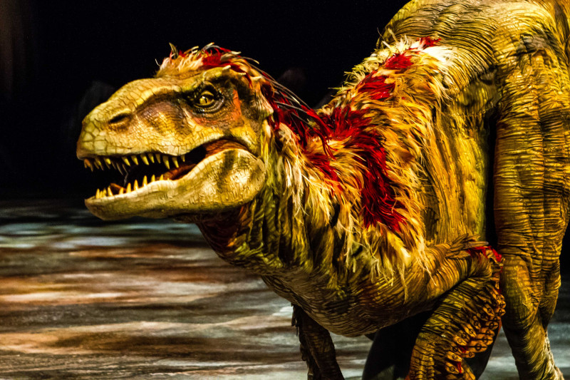 Pēc trīs nedēļām Rīgā viesosies pasaulē lielākais dinozauru šovs -  “Pastaiga ar dinozauriem”