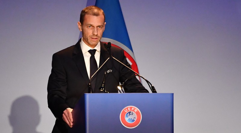 UEFA prezidents Čeferins neredz problēmas aizvadīt Eiropas līgas finālu Baku
