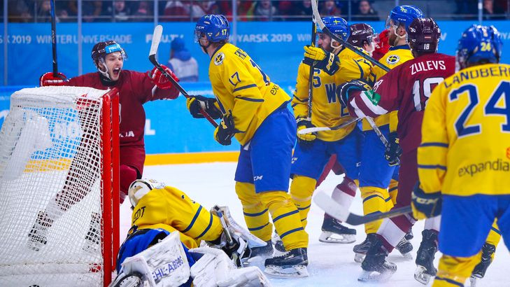 Latvijas studentu hokeja izlase Universiādi noslēdz ar 11 ripu iemešanu Lielbritānijai