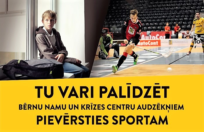 Bērnunama bērnu atbalstam sākas labdarības projekts "Sports vieno"