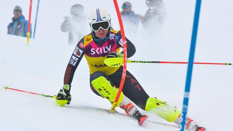 Evelīnai Gasūnai trešā vieta Baltijas kausa paralēlā slaloma sacensībās