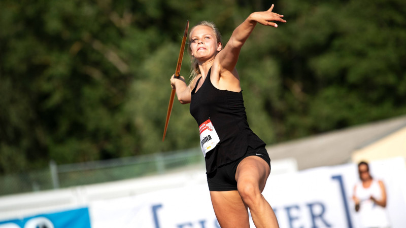 Hanna Gabriela Ziemiņa Vācijā labo Latvijas U16 grupas rekordu šķēpa mešanā
