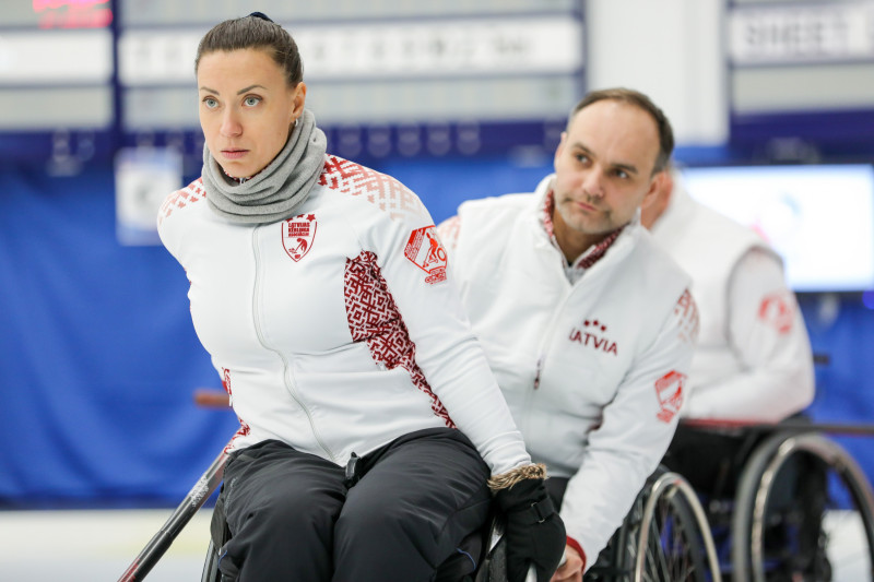 Latvija ar graujošu uzvaru iesāk pasaules čempionātu ratiņkērlingā