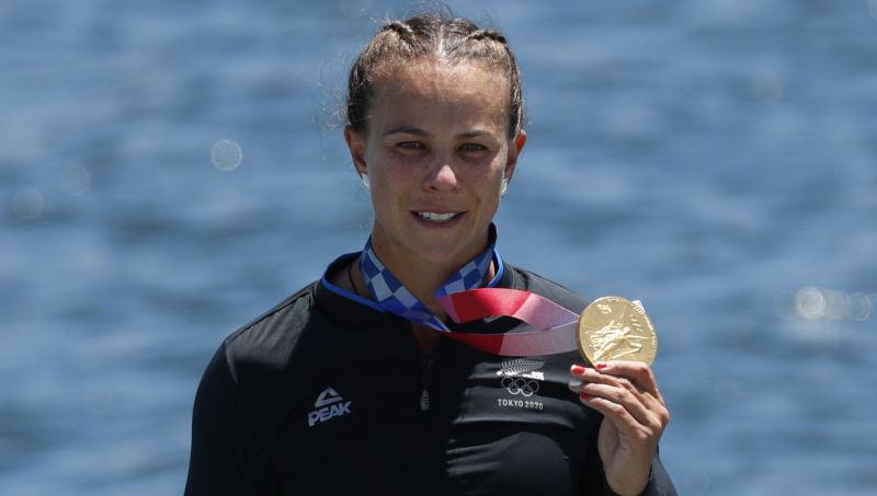 Smaiļotāja Keringtona kļūst par Jaunzēlandes titulētāko olimpieti