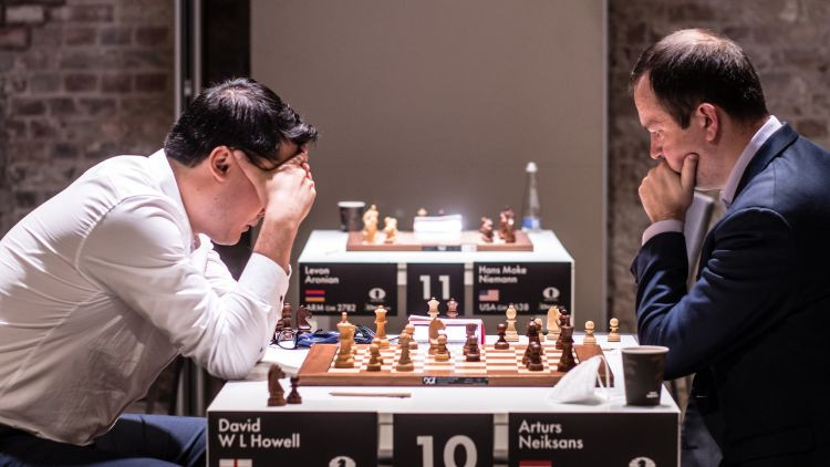 Latvijas lielmeistars Neikšāns starp līderiem "Grand Swiss" šaha turnīrā Rīgā