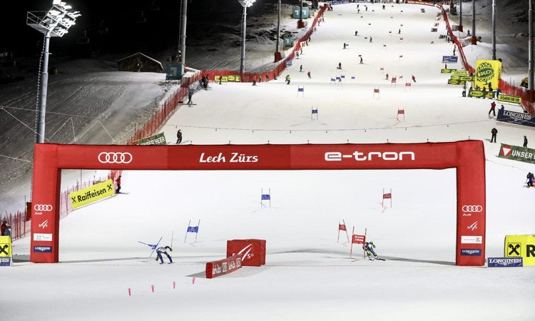 Pasaules kauss kalnu slēpošanā turpināsies ar aizraujošo paralēlo slalomu Austrijā
