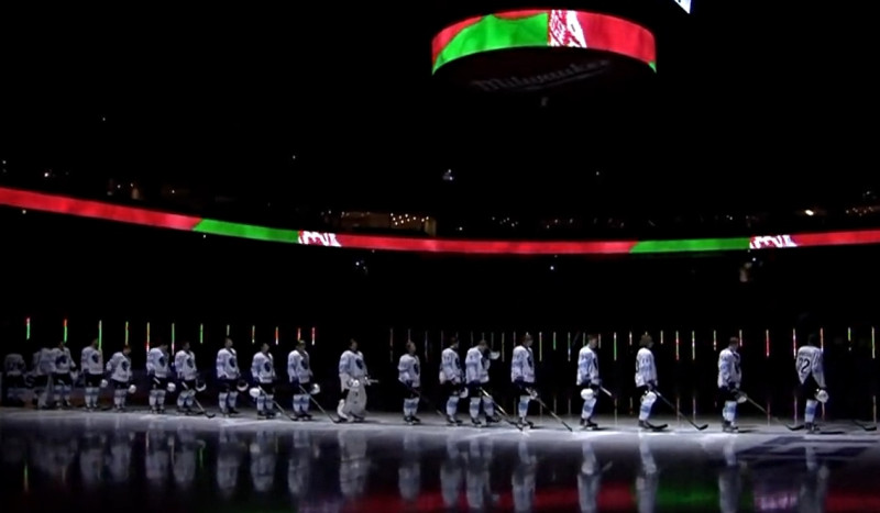 KHL uzliek sodu par Baltkrievijas himnas neatskaņošanu