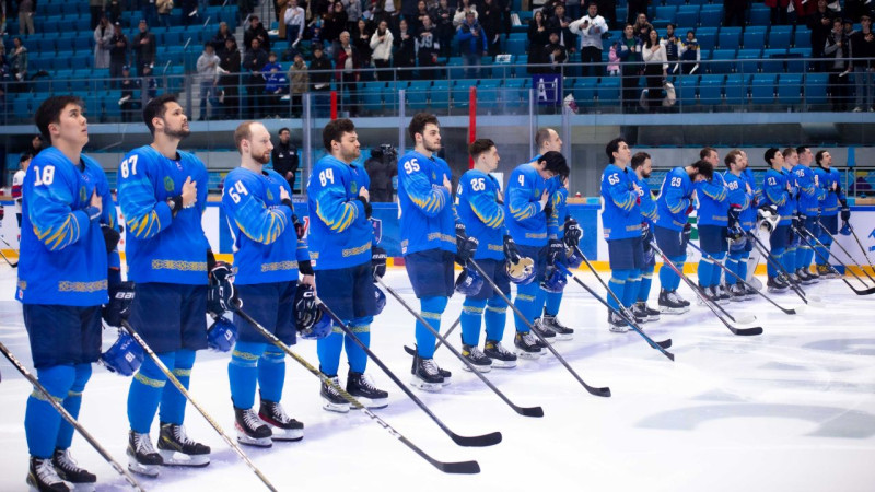Kazahstānas hokejisti arī otrajā pārbaudes spēlē izcīna graujošu uzvaru