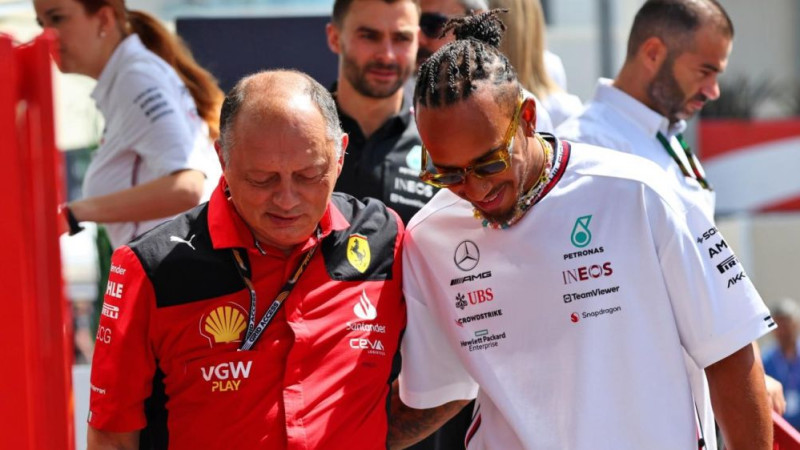 "Ferrari" vadītājs: "Katrā F1 posmā runāju ar Hamiltonu"