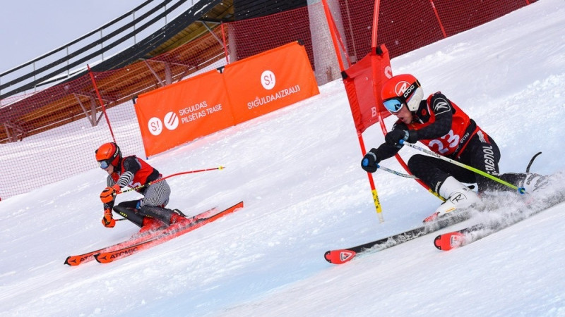Baltijas kausa 5. posmā Siguldā paralēlajā slalomā vairāki jauni uzvarētāji