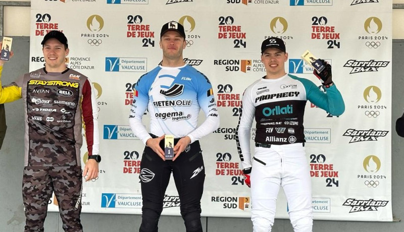 Krīgers jauno sezonu iesāk ar trešo vietu UCI C1 kategorijas sacensībās Francijā