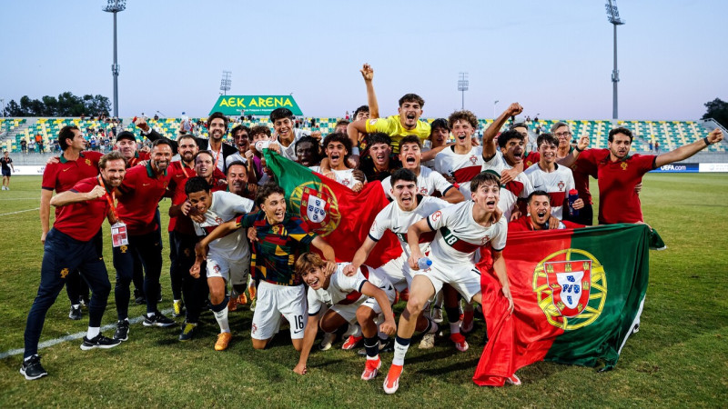 Portugāļiem ievērojama atspēlēšanās "Euro U17" pusfinālā