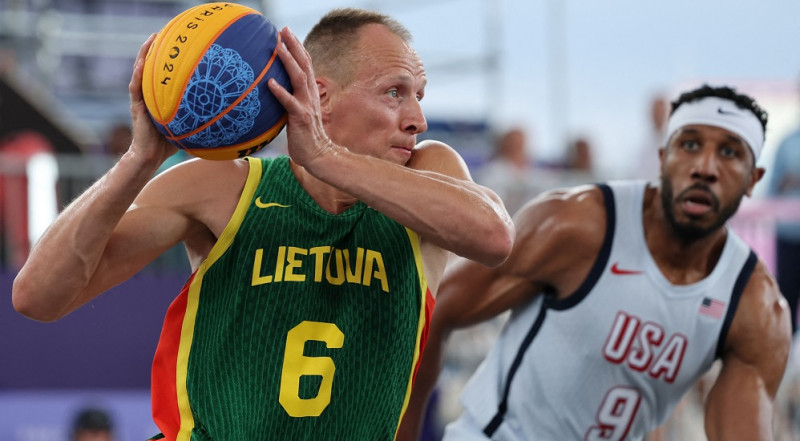 Lietuvas 3x3 izlase atgūstas ar divām uzvarām, ASV bez Fredeta 0-3