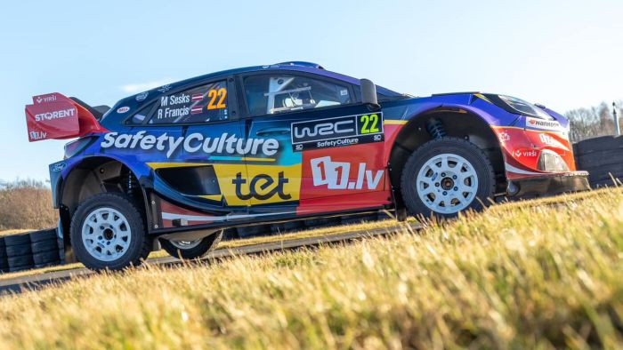 Sesks/Francis Zviedrijā uzsāk 2025. gada WRC sezonu