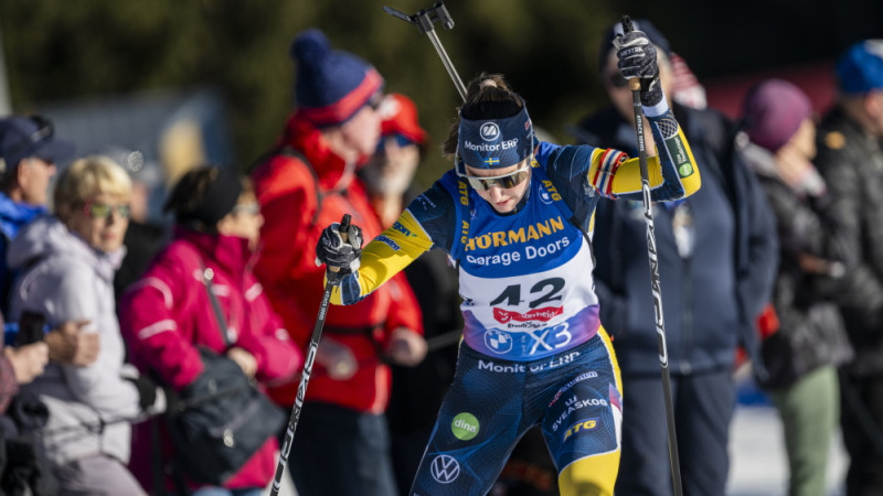 Bendikai veikls solis, bet neveiksmīga šaušana, zviedrietei debijas čempionātā medaļa