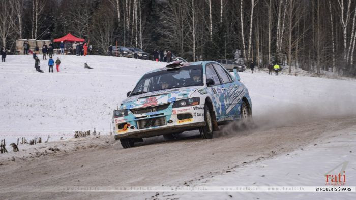 Rallija "Sarma" uzvarētāji Blūms/Eglītis šonedēļ startēs Igaunijas ziemas rallijā