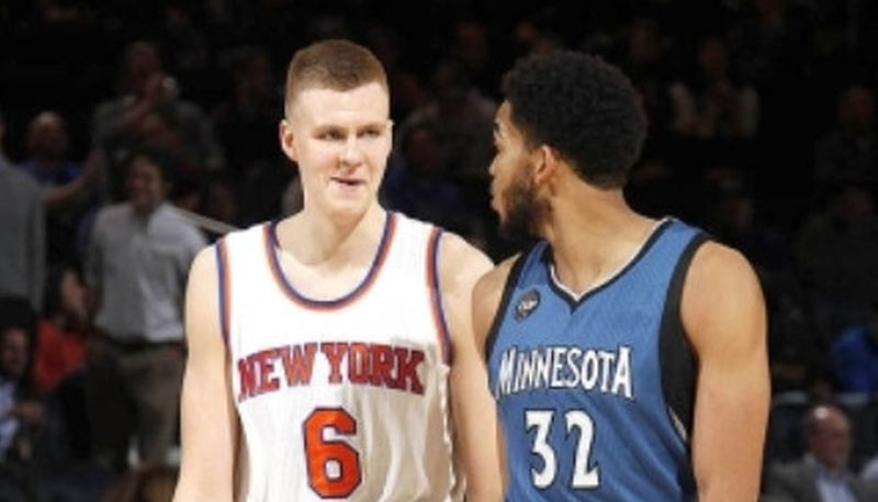 Porziņģis un Taunss: drafta "brāļu" ceļi krustojas NBA senāko klubu duelī