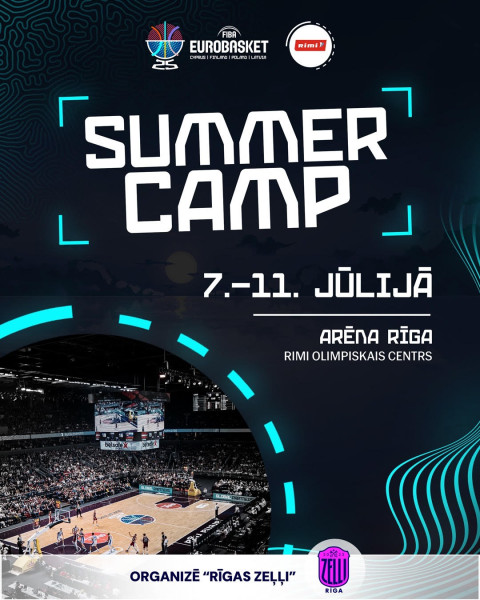LBS un ''Rīgas Zeļļi'' vasarā rīkos nometni bērniem - ''EuroBasket2025 Summer Camp''
