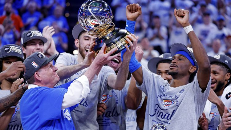 "Thunder" pēc 13 gadu pārtraukuma iekļūst NBA finālā