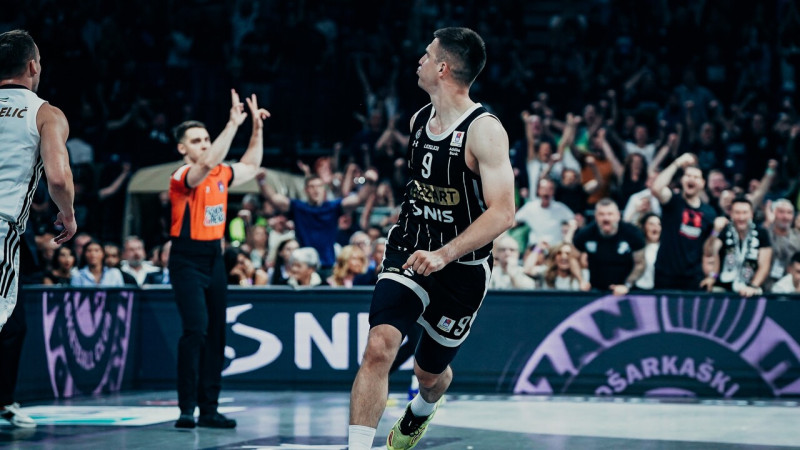 Bertāns un Dubaija lādē pirmajā ceturksnī, bet turpinājumā dominē "Partizan"