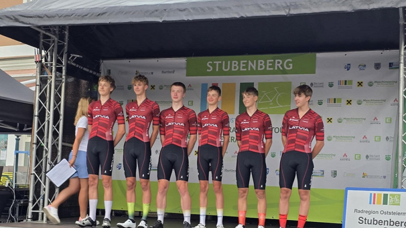 Sitņiks labākais no Latvijas U17 izlases “Radjugendtour” velobrauciena 1. posmā