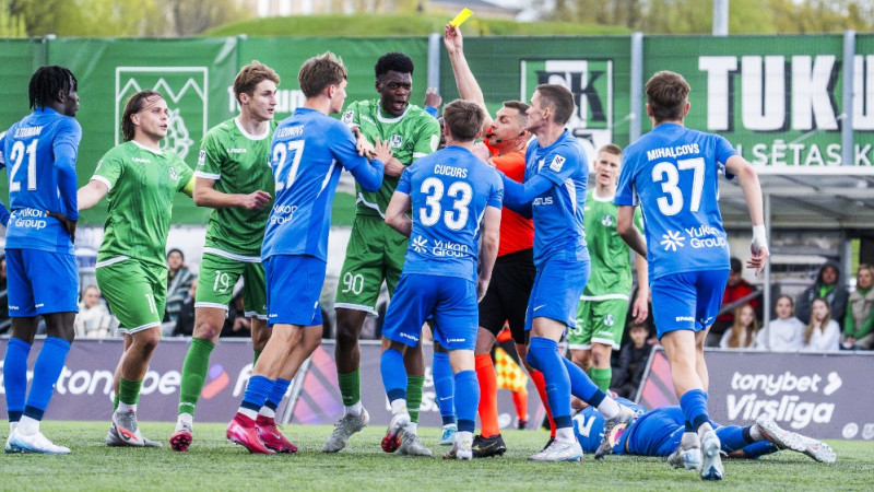 Pēdējo minūšu pendele izšķir Tukuma un Daugavpils cīņas likteni