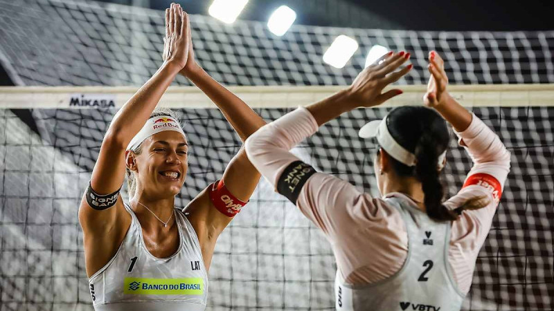 Samoilova/Graudiņa apspēlē paragvajietes un iesoļo Rio "play-off" otrajā kārtā