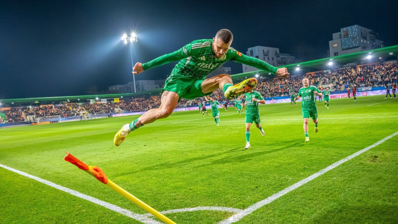 Balodim dzeltenais plāksteris, bet Prešova pārspēj pirmā četrinieka komandu