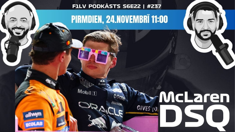 Klausītava | F1LV podkāsts: Pēc Lasvegasas GP - Verstapens atspēlē 25 punktus!