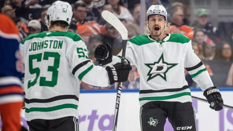 ″Stars″ nakts vienīgajā spēlē pārbrauc pāri ″Oilers″