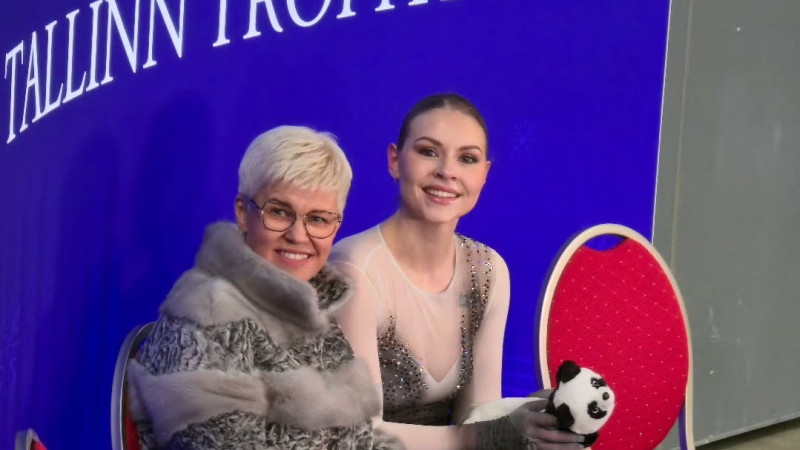 Kučvaļska labākā starp Latvijas daiļslidotājām "Tallinn Trophy" īsajā daļā