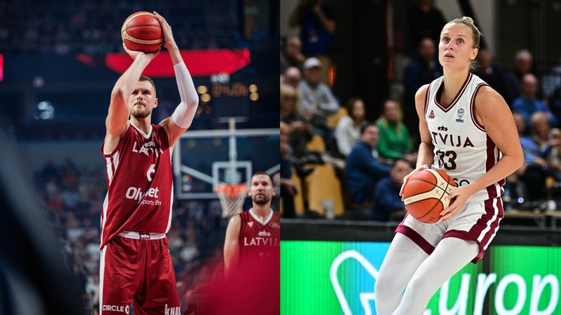 Porziņģis un Laksa atzīti par Latvijas gada labākajiem basketbolistiem