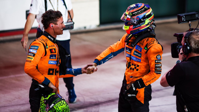 "McLaren" pilotiem pirmās divas starta vietas F1 gada priekšpēdējā posmā