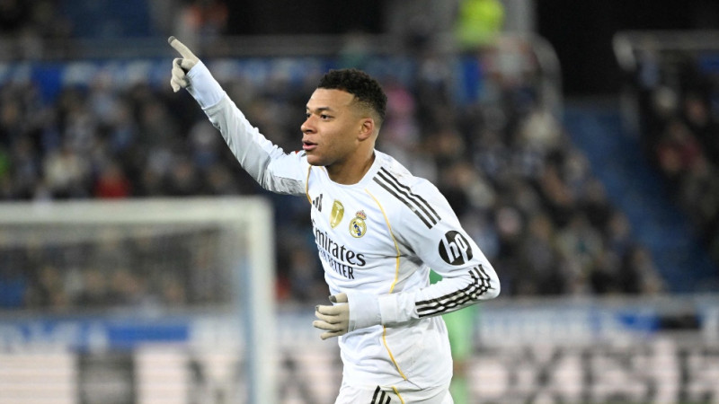 Mbapē skaisti vārti, Madrides "Real" smagi trīs punkti Basku Zemē