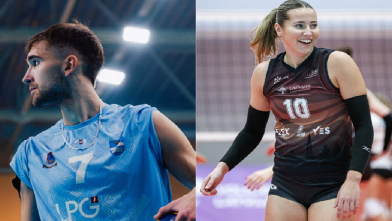 Krūklīte un Vilcāns atzīti par Baltijas volejbola līgas novembra vērtīgākajiem spēlētājiem