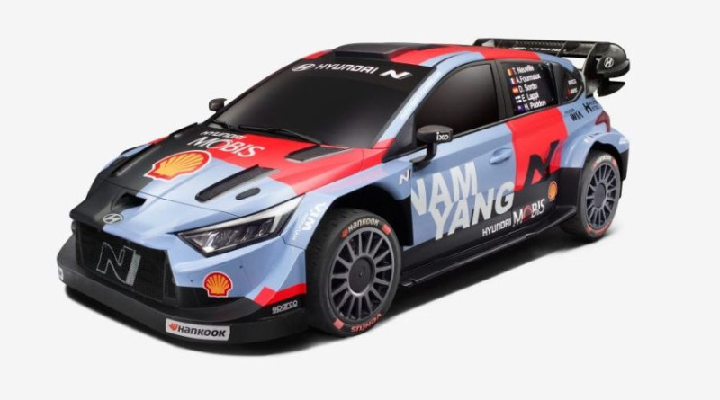 ''Hyundai'' prezentē, iespējams, savu līdz šim atšķirīgāko WRC dizainu (+foto)
