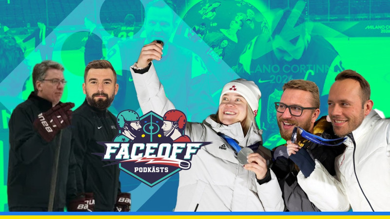 Klausītava | ''FaceOff podkāsts'': šodien pirmā spēle pret ASV hokejā, mums ir sudrabs